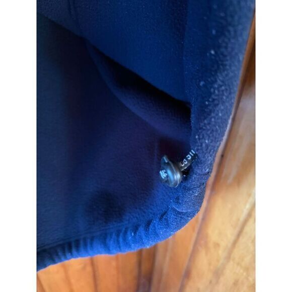 U.S. Polo Assn Quarter Zip Fleece Pullover Navy Blue Embroidered Logo Sweatshirt - Picture 5 of 5